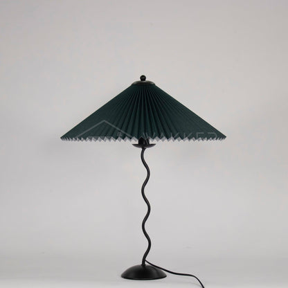 Lampe de Table Squiggle – Lampe Moderne au Design Ondulé pour Salon, Chambre et Bureau
