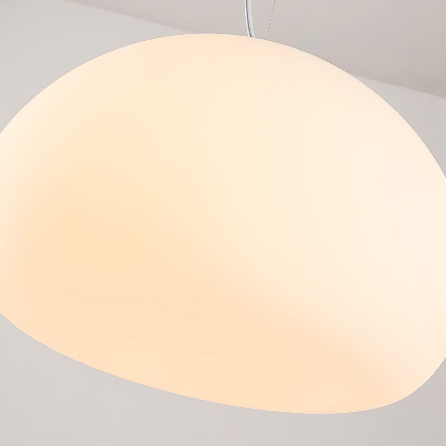 Suspension Steamed Bun - Éclairage Moderne en Verre pour Une Ambiance Chaleureuse