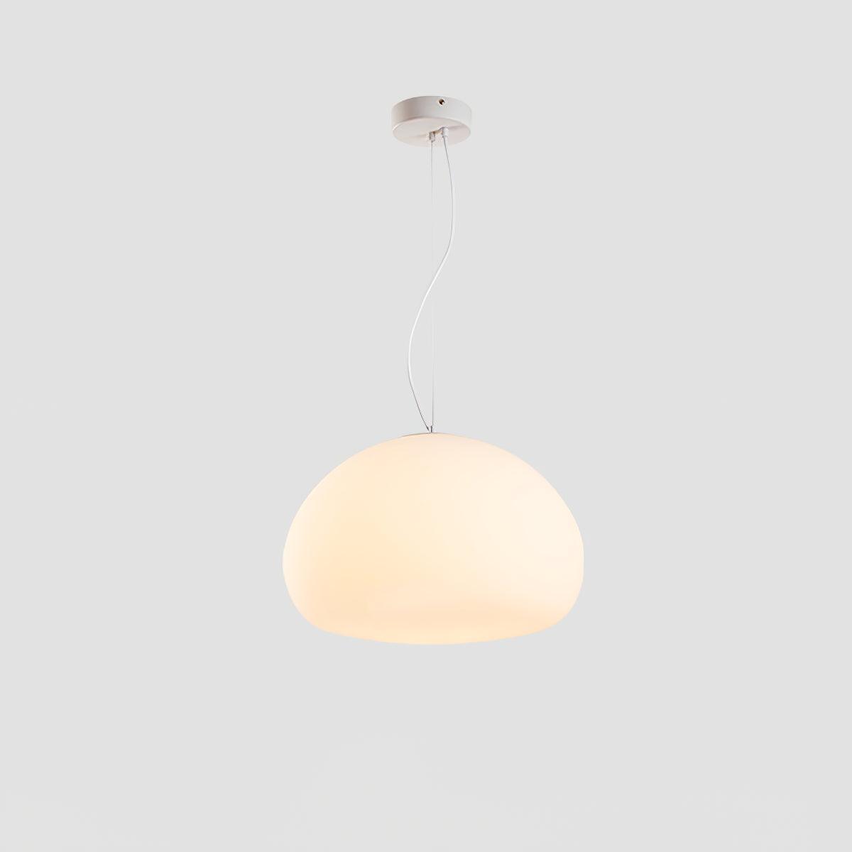 Suspension Steamed Bun - Éclairage Moderne en Verre pour Une Ambiance Chaleureuse