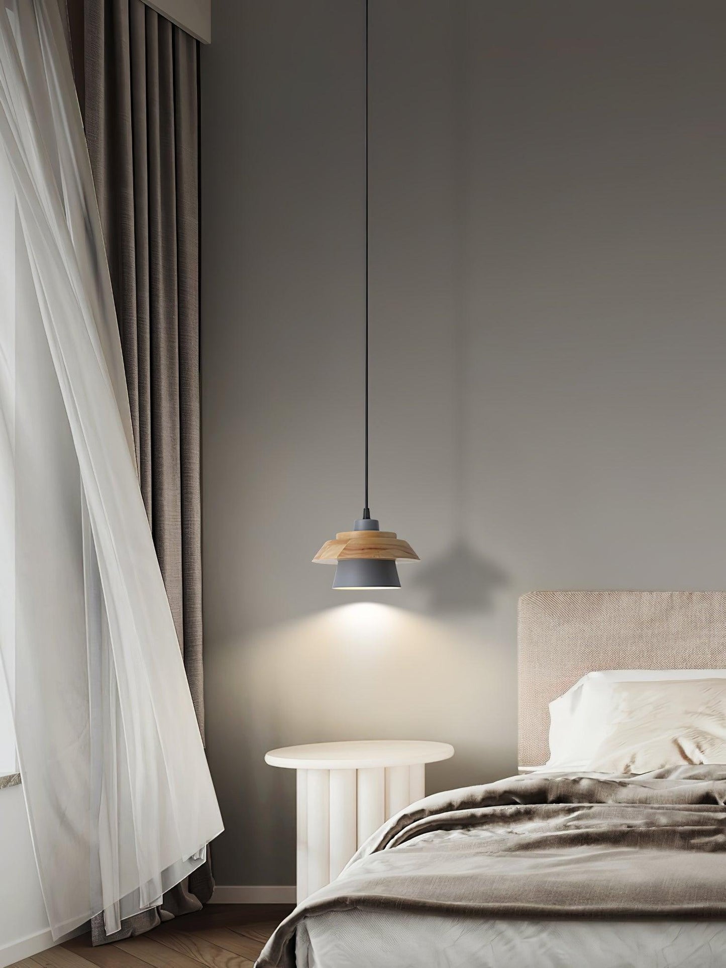 Suspension Pierre Bois - Élégance Naturelle et Design Organique pour Votre Intérieur