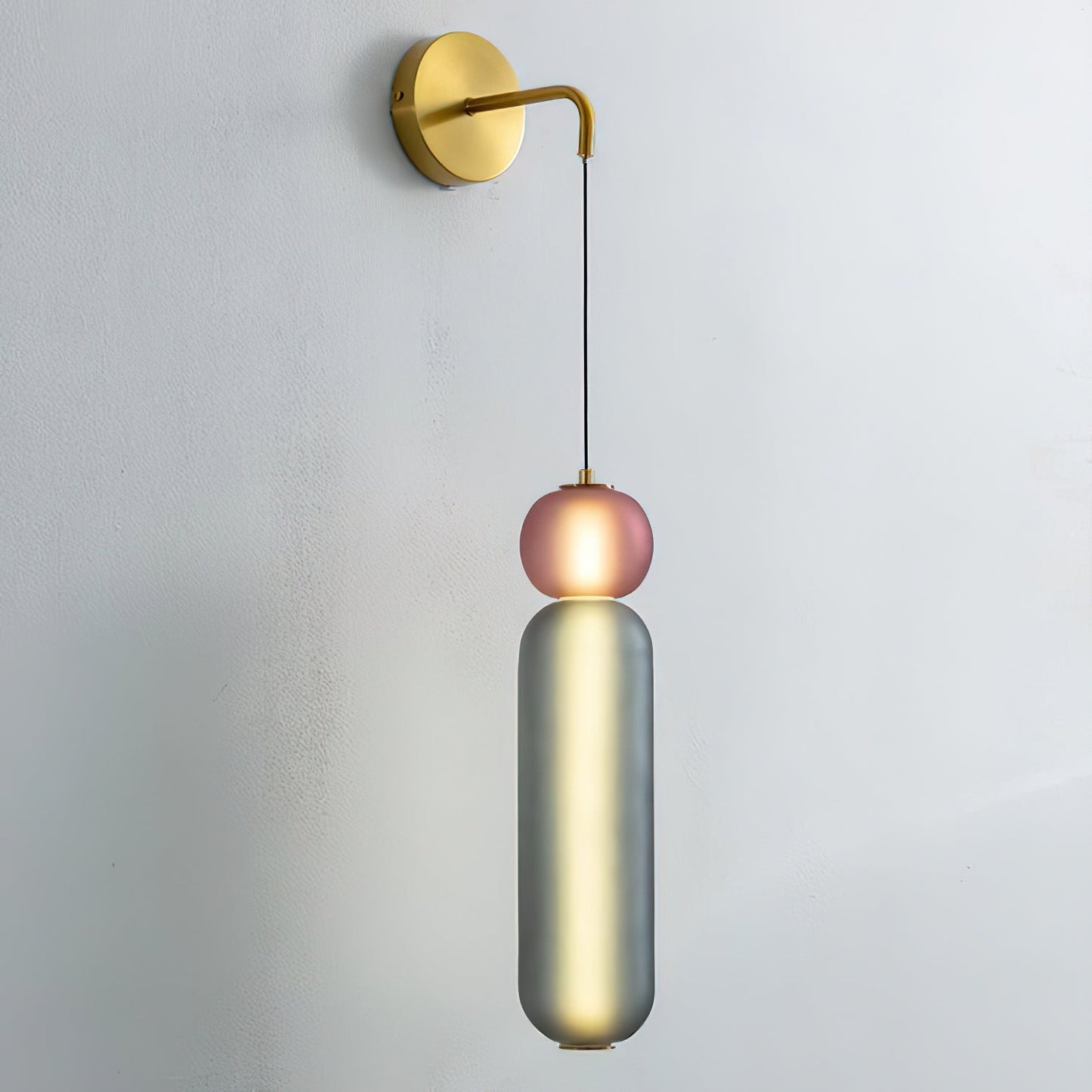 Applique Murale en Or avec Orchidées Bellflower Beige – Élégance et Lumière Douce