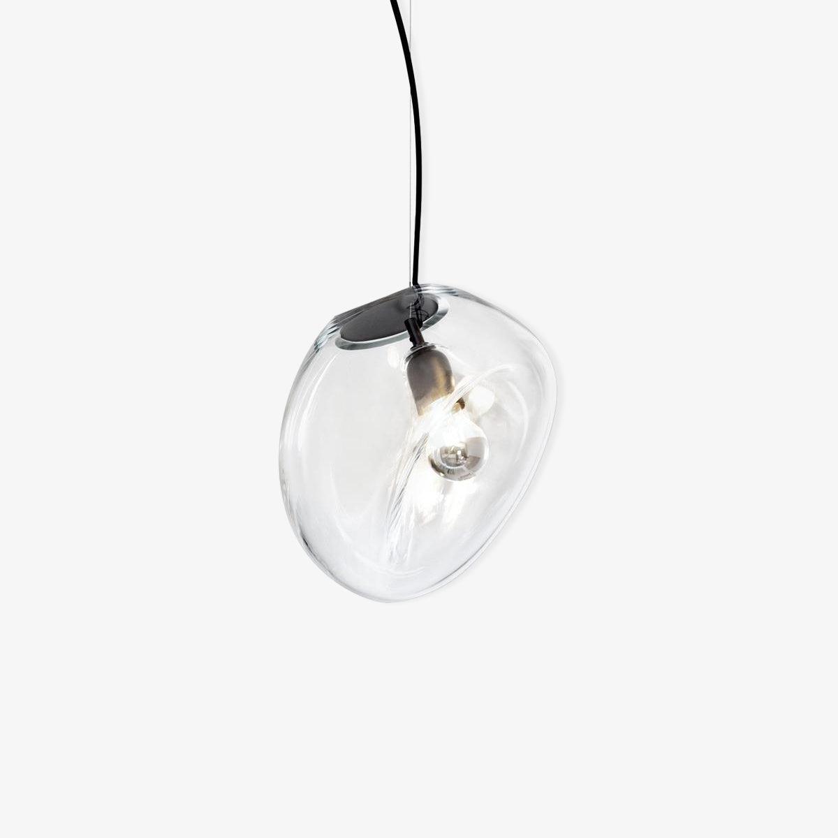 Lampe Pendante Goutte d'Eau Suspendue – Éclairage Moderne en Verre Soufflé