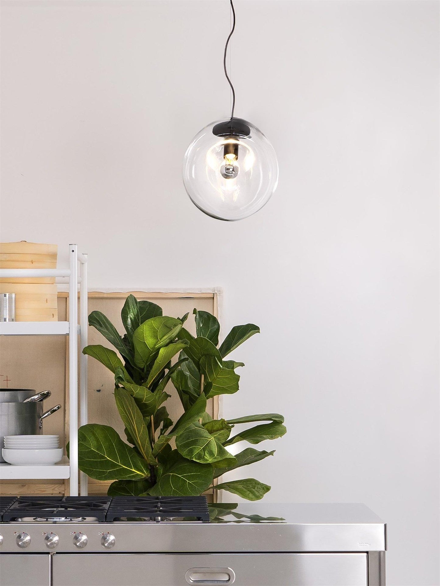 Lampe Pendante Goutte d'Eau Suspendue – Éclairage Moderne en Verre Soufflé