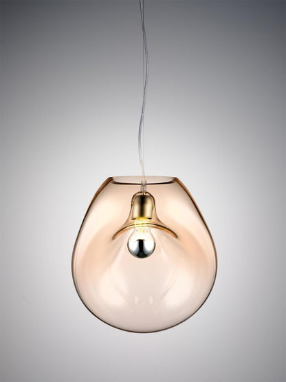 Lampe Pendante Goutte d'Eau Suspendue – Éclairage Moderne en Verre Soufflé