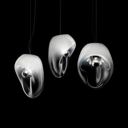 Lampe Pendante Goutte d'Eau Suspendue – Éclairage Moderne en Verre Soufflé