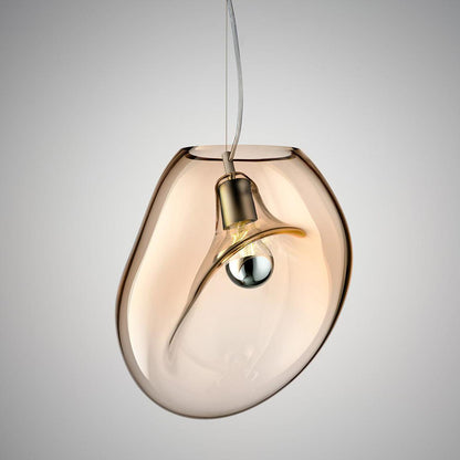 Lampe Pendante Goutte d'Eau Suspendue – Éclairage Moderne en Verre Soufflé