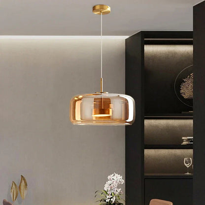 Suspension en Verre Élégante - Design Moderne et Raffiné