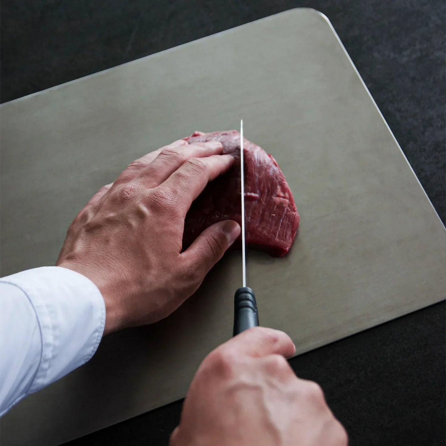 Planche à Découper PureTitan Board – Antibactérienne, Sans BPA, Ultra Durable et Facile à Nettoyer