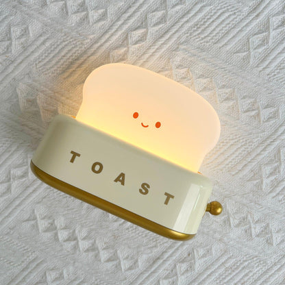 Lampe de Nuit Toaster – Luminaire Décoratif et Portable avec Batterie Rechargeable