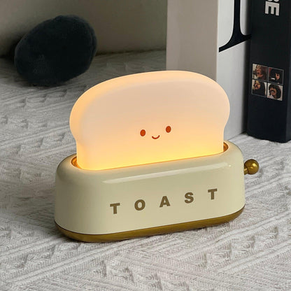 Lampe de Nuit Toaster – Luminaire Décoratif et Portable avec Batterie Rechargeable