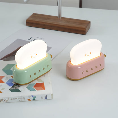 Lampe de Nuit Toaster – Luminaire Décoratif et Portable avec Batterie Rechargeable