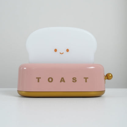 Lampe de Nuit Toaster – Luminaire Décoratif et Portable avec Batterie Rechargeable