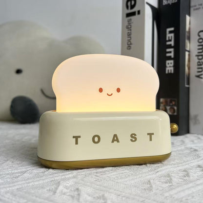 Lampe de Nuit Toaster – Luminaire Décoratif et Portable avec Batterie Rechargeable
