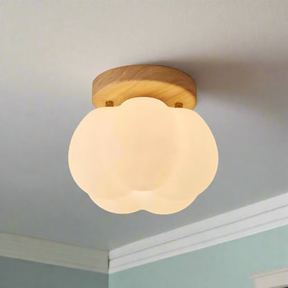 Lampe Plafonnier Pumpkin – Design Unique en Forme de Citrouille, Eclairage LED
