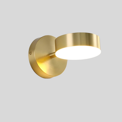 Applique Murale LED Nordic Copper - Lampe Moderne en Fer et Cuivre