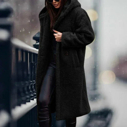 Manteau Long Teddy Hiver Luxe - Chaleur et Style pour l’Hiver