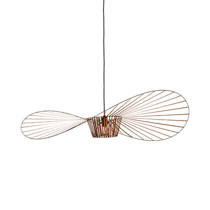 Suspension Élégante Veliova – Design Chapeau de Paille & Éclairage Raffiné