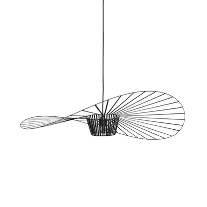 Suspension Élégante Veliova – Design Chapeau de Paille & Éclairage Raffiné