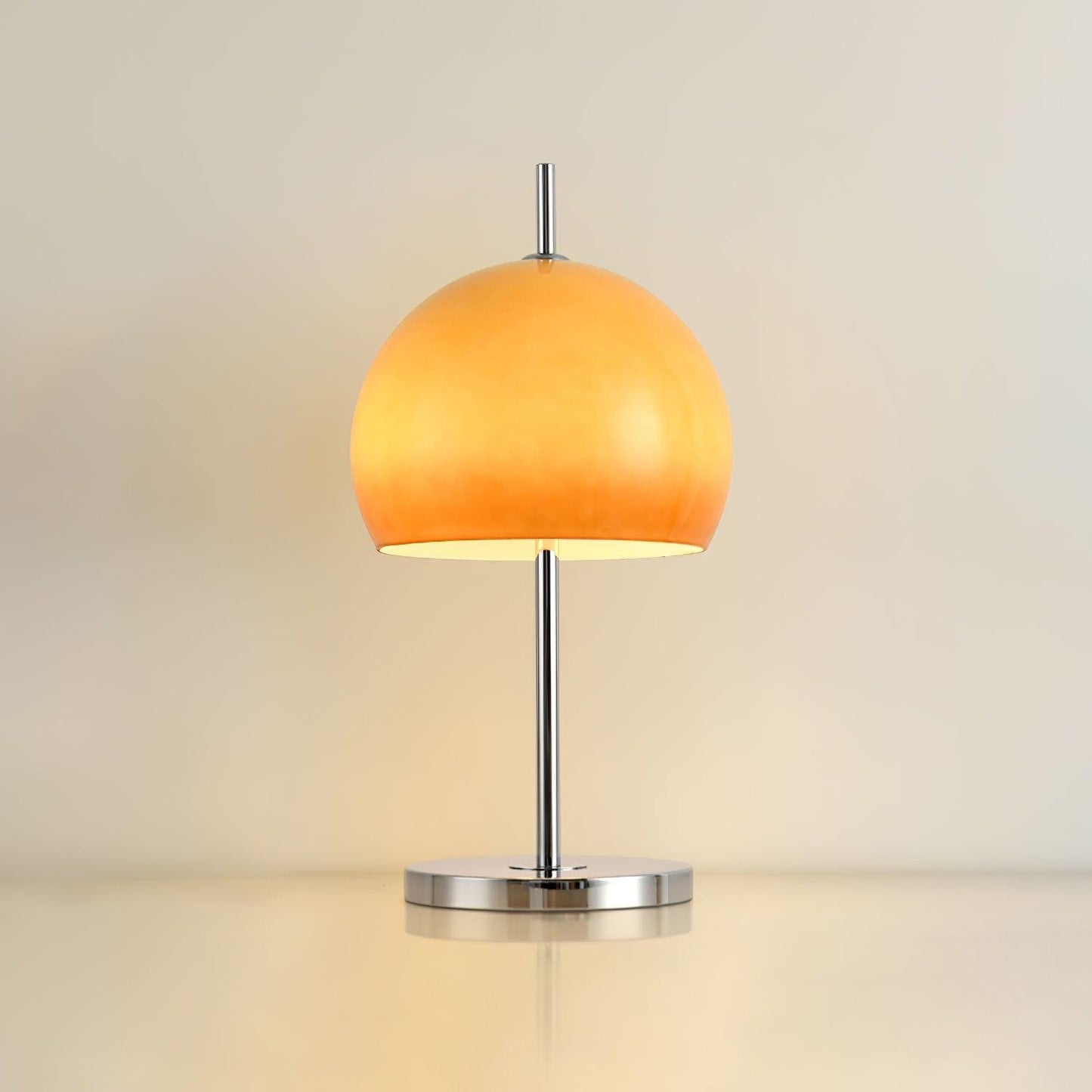 Lampe de Table Pilz Bauhaus – Design Moderne avec Abat-jour en Verre Amber