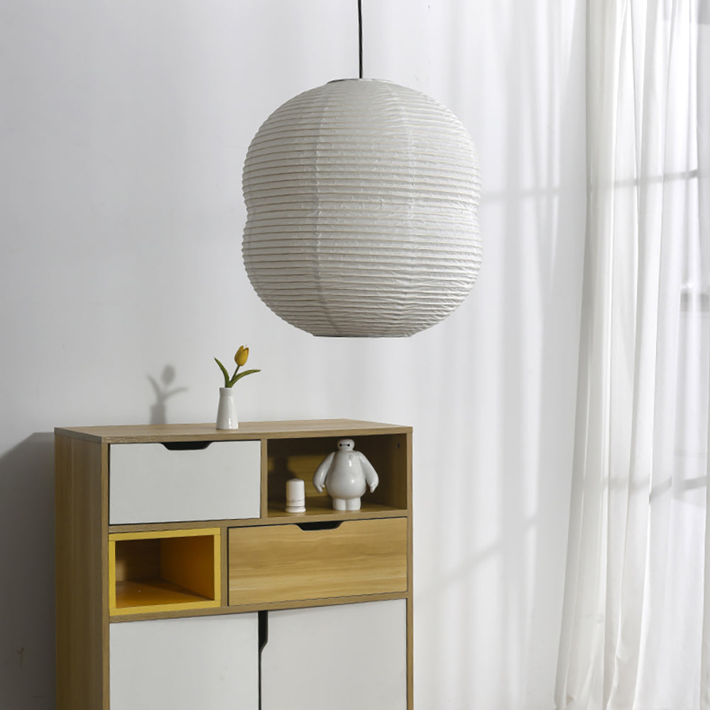 Lampe Suspendue Mini Washi Papier LED – Élégance Minimaliste en Papier de Riz