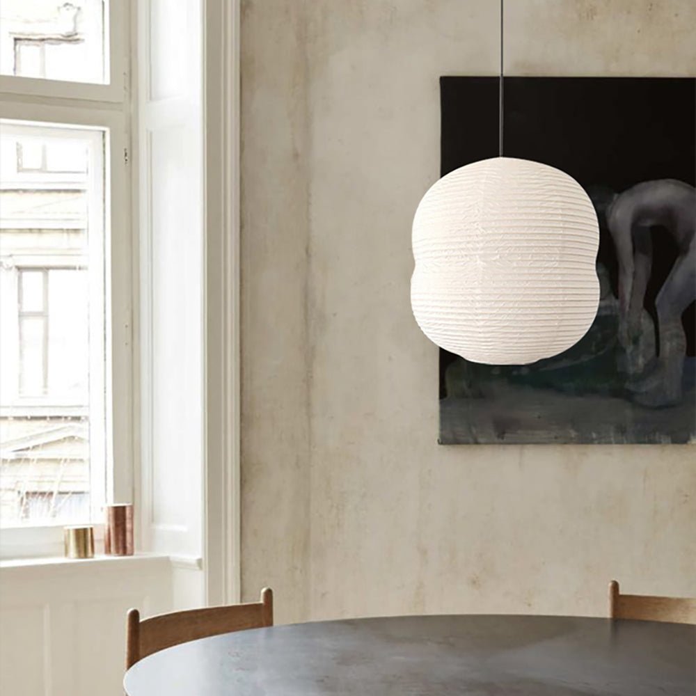 Lampe Suspendue Mini Washi Papier LED – Élégance Minimaliste en Papier de Riz