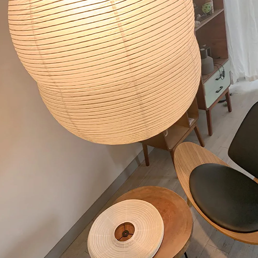 Lampe Suspendue Mini Washi Papier LED – Élégance Minimaliste en Papier de Riz