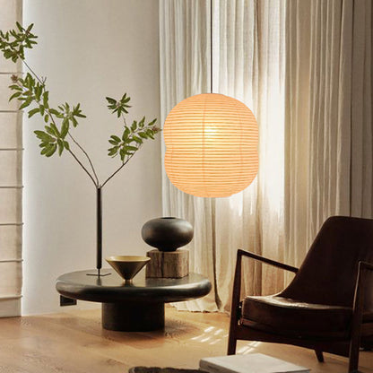 Lampe Suspendue Mini Washi Papier LED – Élégance Minimaliste en Papier de Riz