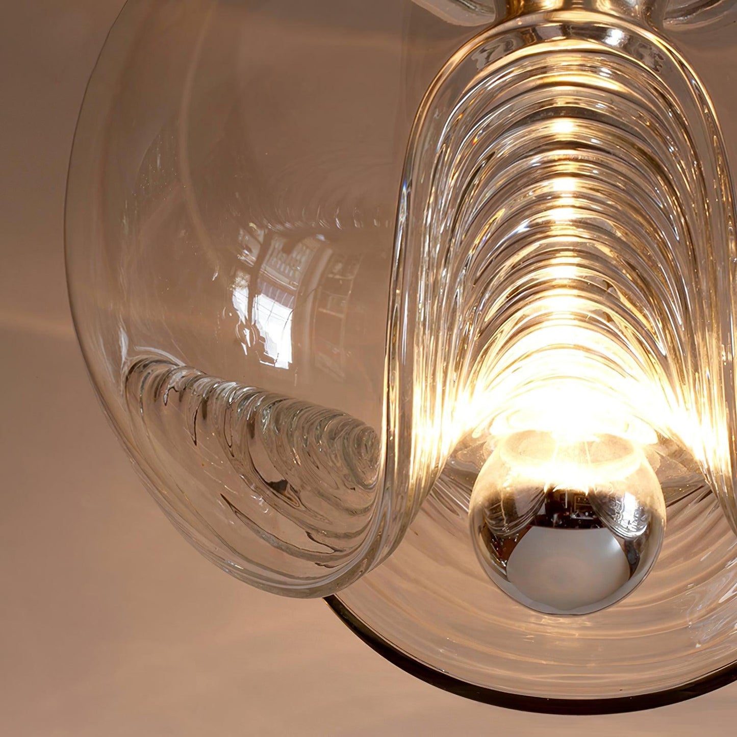 Suspension Moderne "Welle" Inspirée des Vagues avec Éclairage LED
