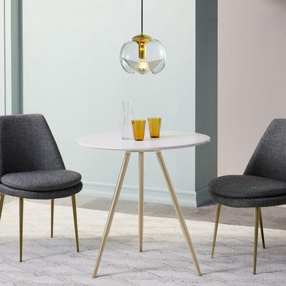 Suspension Moderne "Welle" Inspirée des Vagues avec Éclairage LED