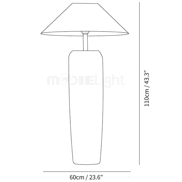 Lampadaire en Bois Vieilli - Élégance Rustique et Moderne pour Salon
