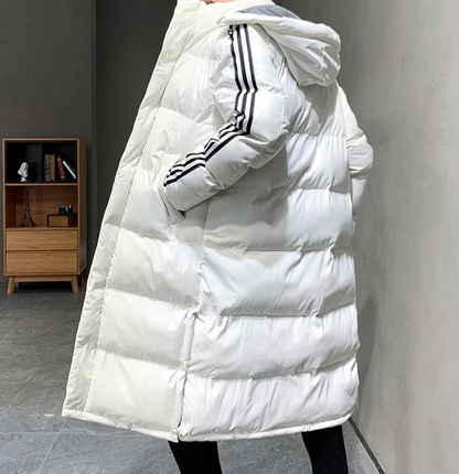 Manteau Long Hiver CalvinLine Parka – Coupe Moderne, Capuche Intégrée, Chaud et Élégant
