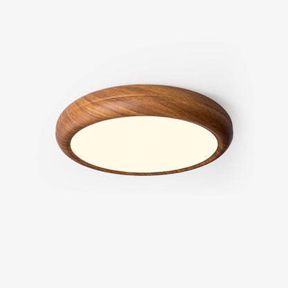 Plafonnier Rond en Bois et Acrylique – Élégance Moderne et Raffinée pour Votre Intérieur