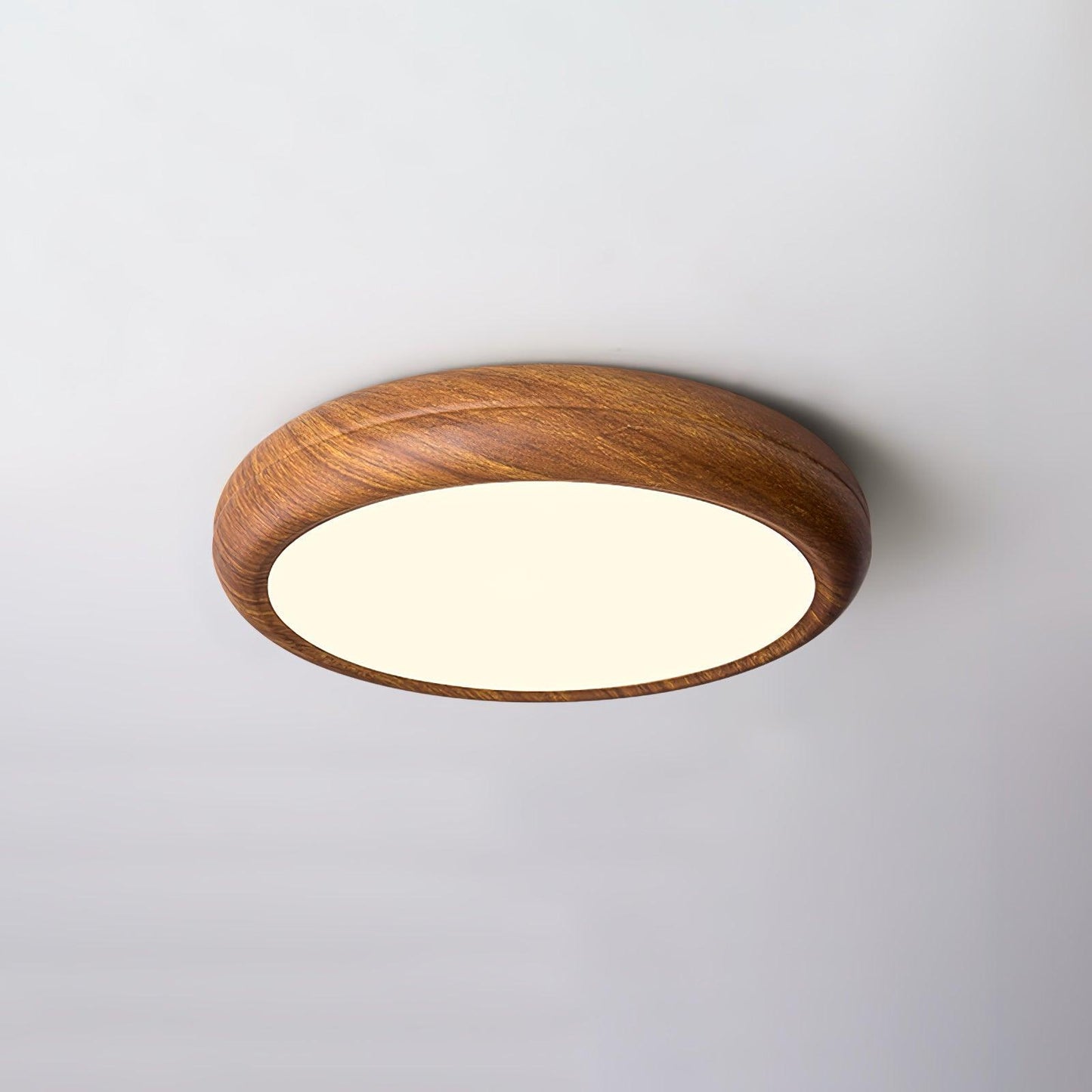 Plafonnier Rond en Bois et Acrylique – Élégance Moderne et Raffinée pour Votre Intérieur