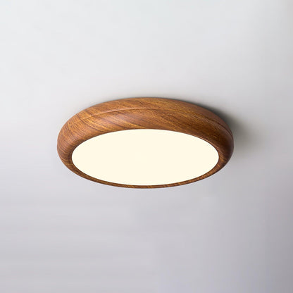 Plafonnier Rond en Bois et Acrylique – Élégance Moderne et Raffinée pour Votre Intérieur