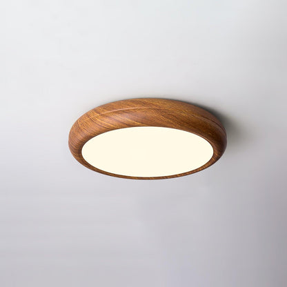 Plafonnier Rond en Bois et Acrylique – Élégance Moderne et Raffinée pour Votre Intérieur