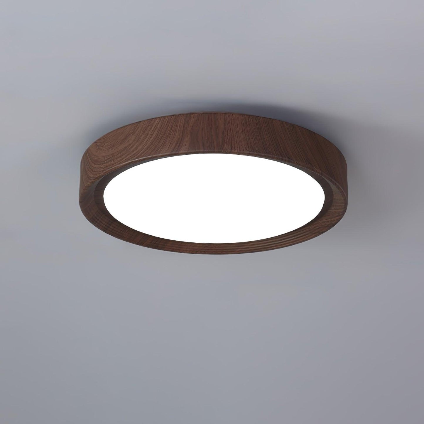 Plafonnier Rond en Bois et Acrylique – Élégance Moderne et Raffinée pour Votre Intérieur