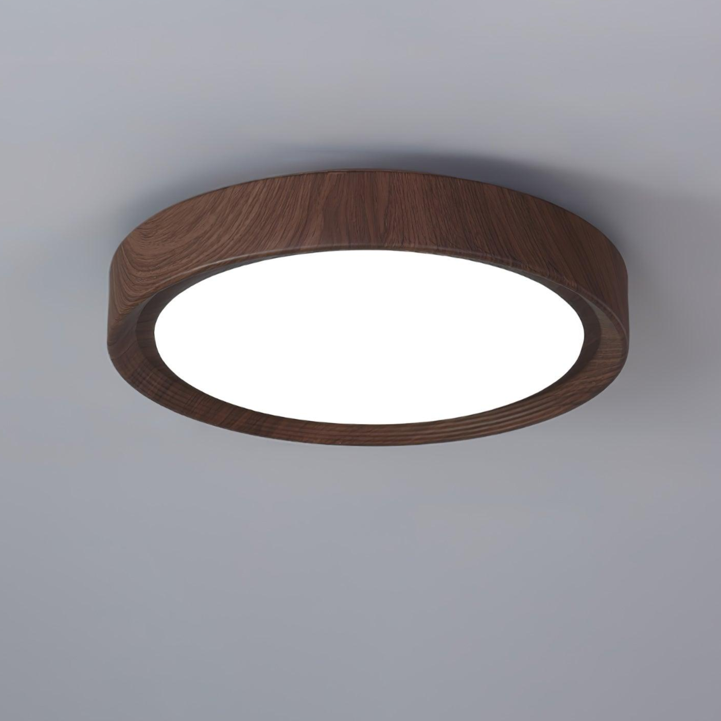 Plafonnier Rond en Bois et Acrylique – Élégance Moderne et Raffinée pour Votre Intérieur