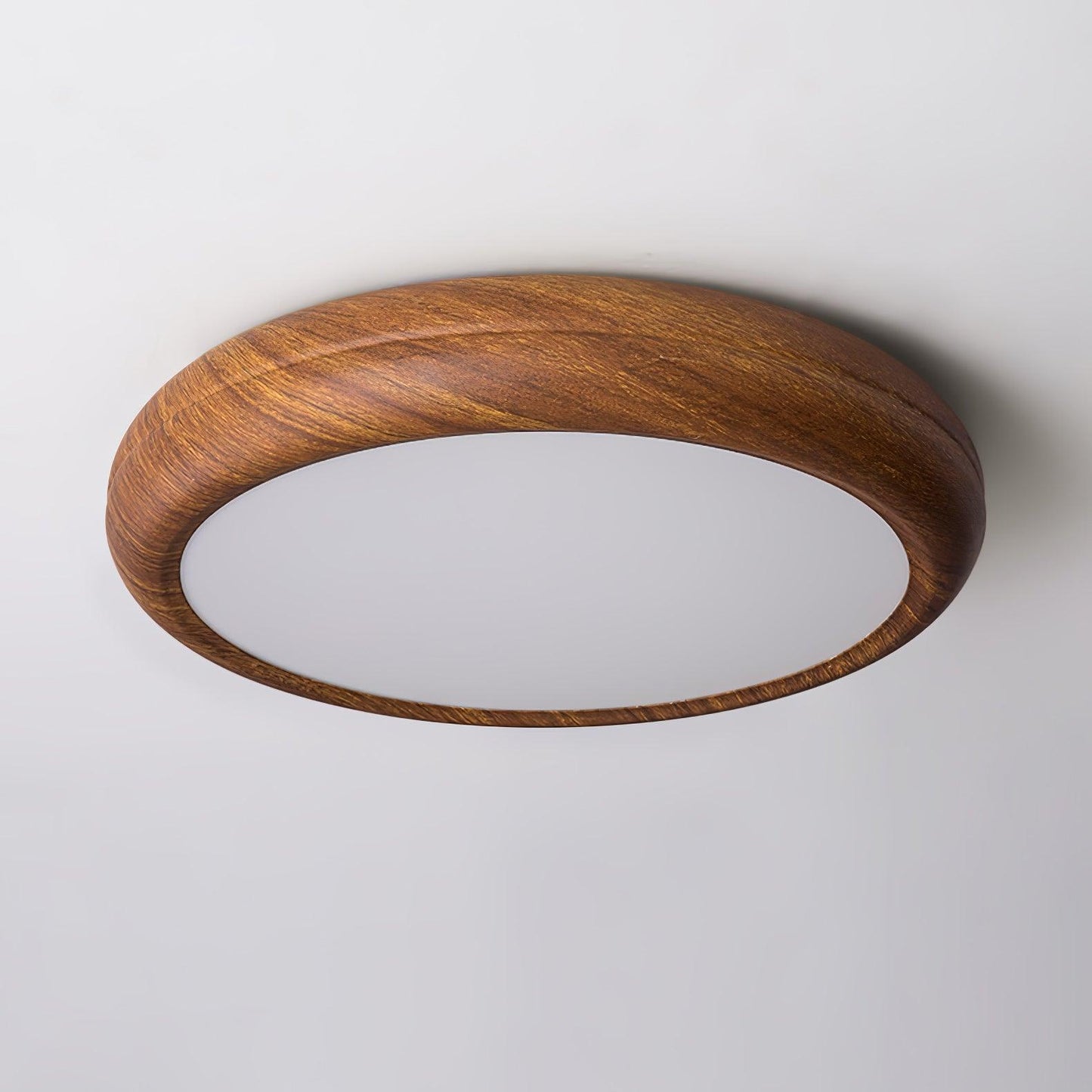Plafonnier Rond en Bois et Acrylique – Élégance Moderne et Raffinée pour Votre Intérieur