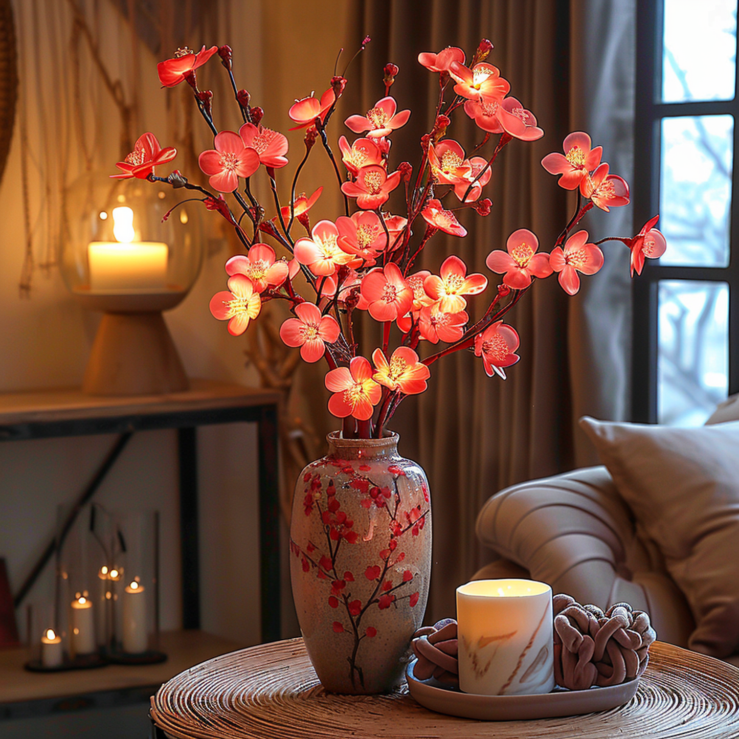 Branche Lumineuse LED - Éclairage Naturel Féérique et Enchanteur