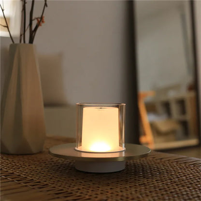 Lampe à Bougie LED à Induction - Éclairage Sécurisé et Élégant pour une Ambiance Apaisante