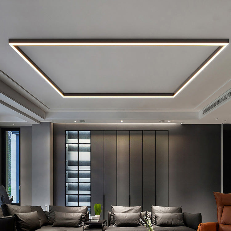 Plafonnier LED Scandinave – Éclairage Moderne en Aluminium et Acrylique pour Salon et Bureau