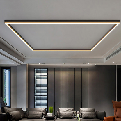 Plafonnier LED Scandinave – Éclairage Moderne en Aluminium et Acrylique pour Salon et Bureau