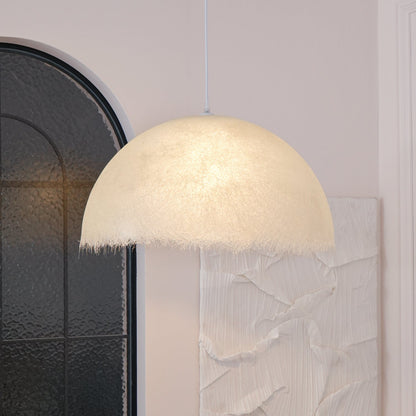 Suspension Znts – Luminaire Moderne en Résine Époxy et Métal avec Éclairage LED