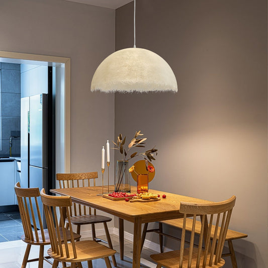 Suspension Znts – Luminaire Moderne en Résine Époxy et Métal avec Éclairage LED