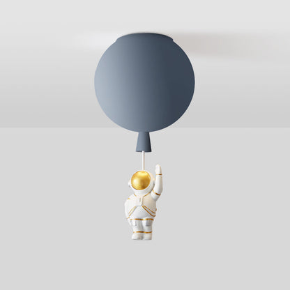 Lampe LED Moderne Lune Astronaute - Suspension Éclairante Unique pour Chambre