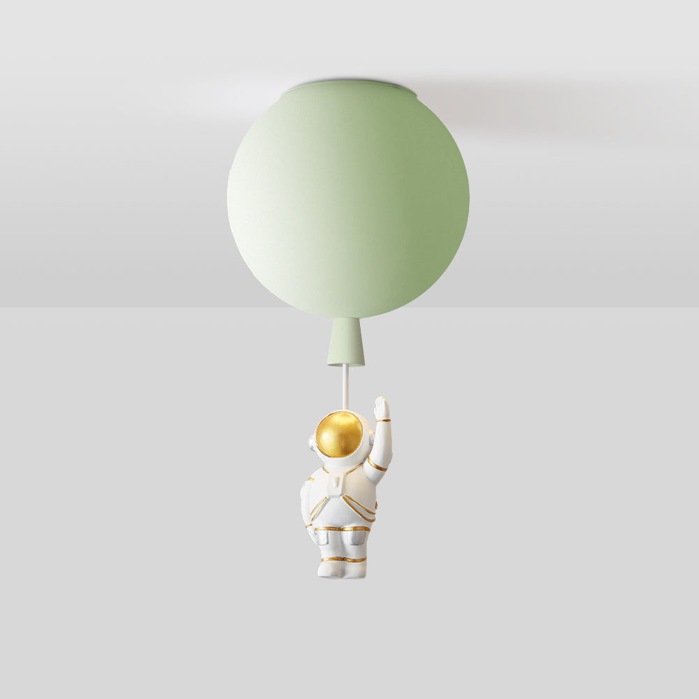 Lampe LED Moderne Lune Astronaute - Suspension Éclairante Unique pour Chambre