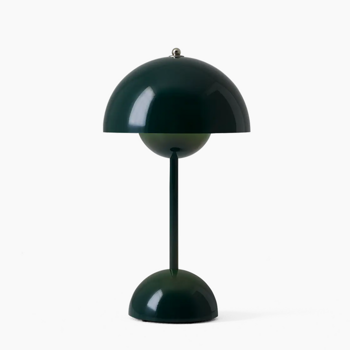 Lampe de Table AuroraGlo - Design Élegant et Sans Fil, Dimmable, Par Verner Panton