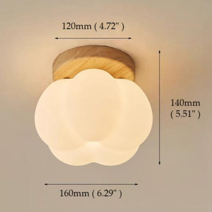 Lampe Plafonnier Pumpkin – Design Unique en Forme de Citrouille, Eclairage LED