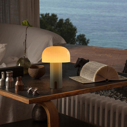 Lampe de Table Design Européen - Lampe de Nuit Tactile et Sans Fil avec Fonction Dimmable