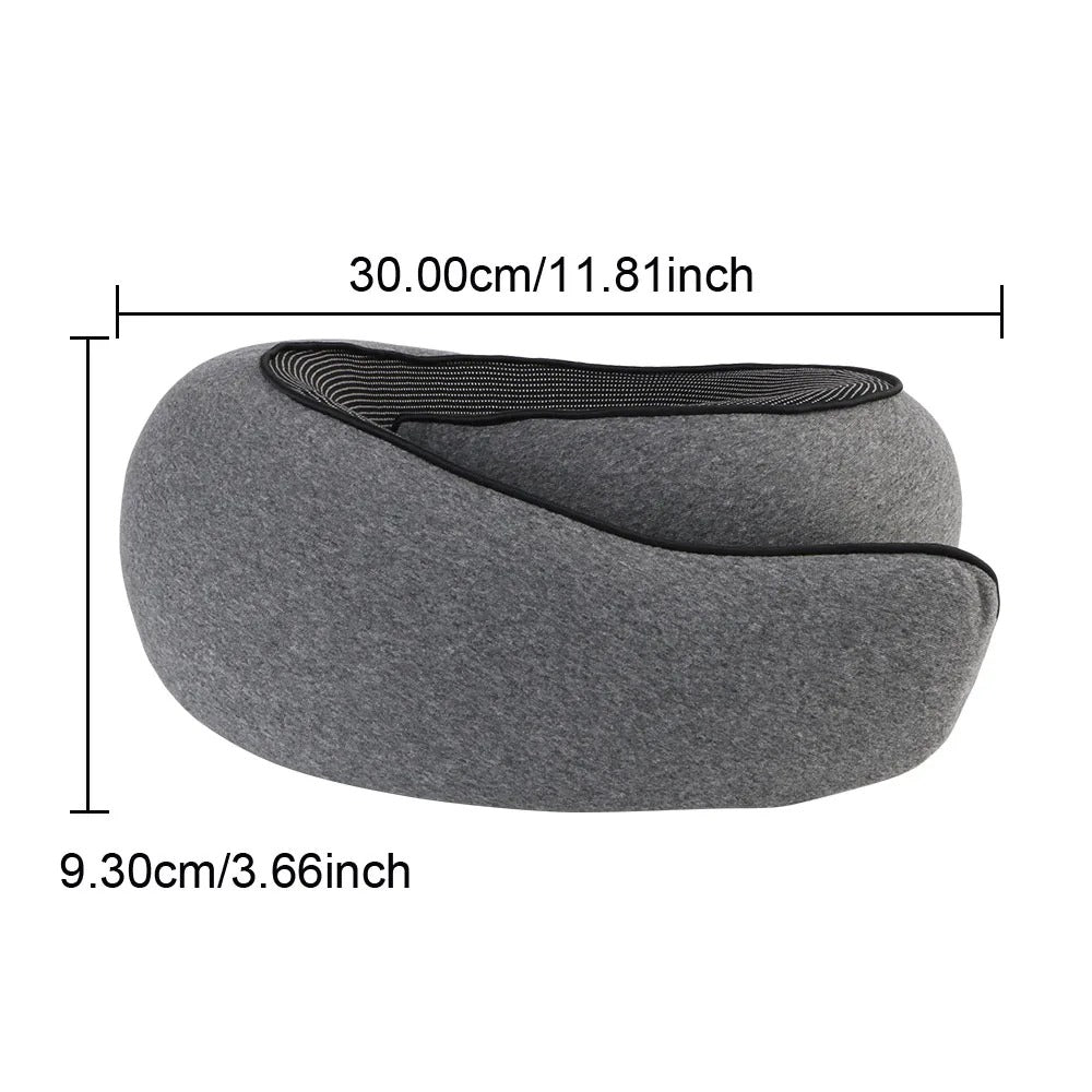 ErgoRest – Oreiller de Voyage à Mémoire de Forme | Confort Ergonomique pour Tous Vos Déplacements